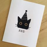 HBD Cat Birthday Card