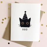 HBD Cat Birthday Card