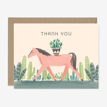 Horse Thank You - Card