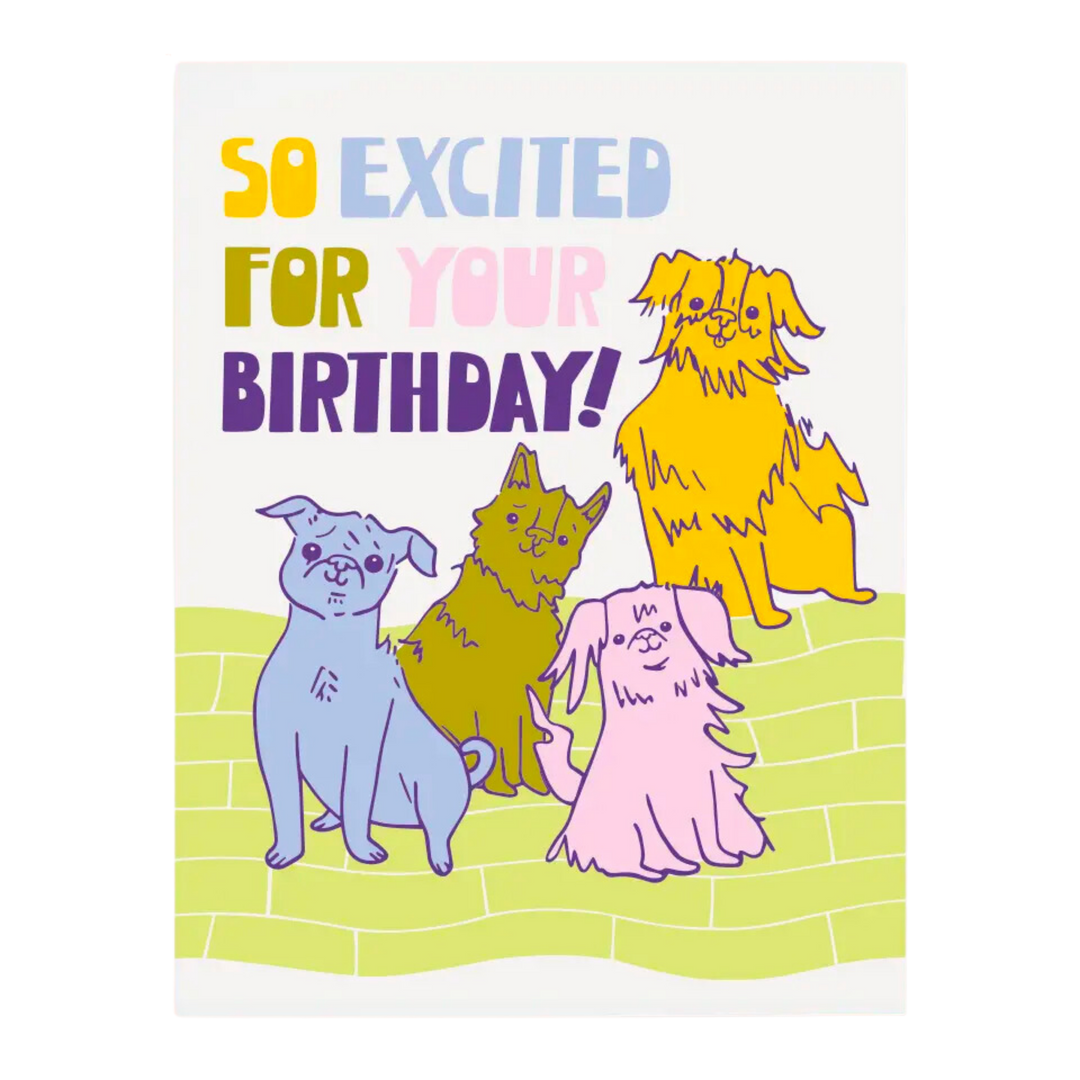 Excited Birthday Card