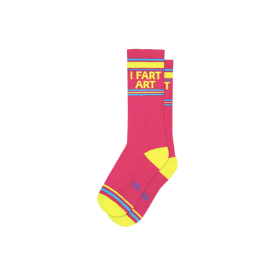 I Fart Art Gym Socks