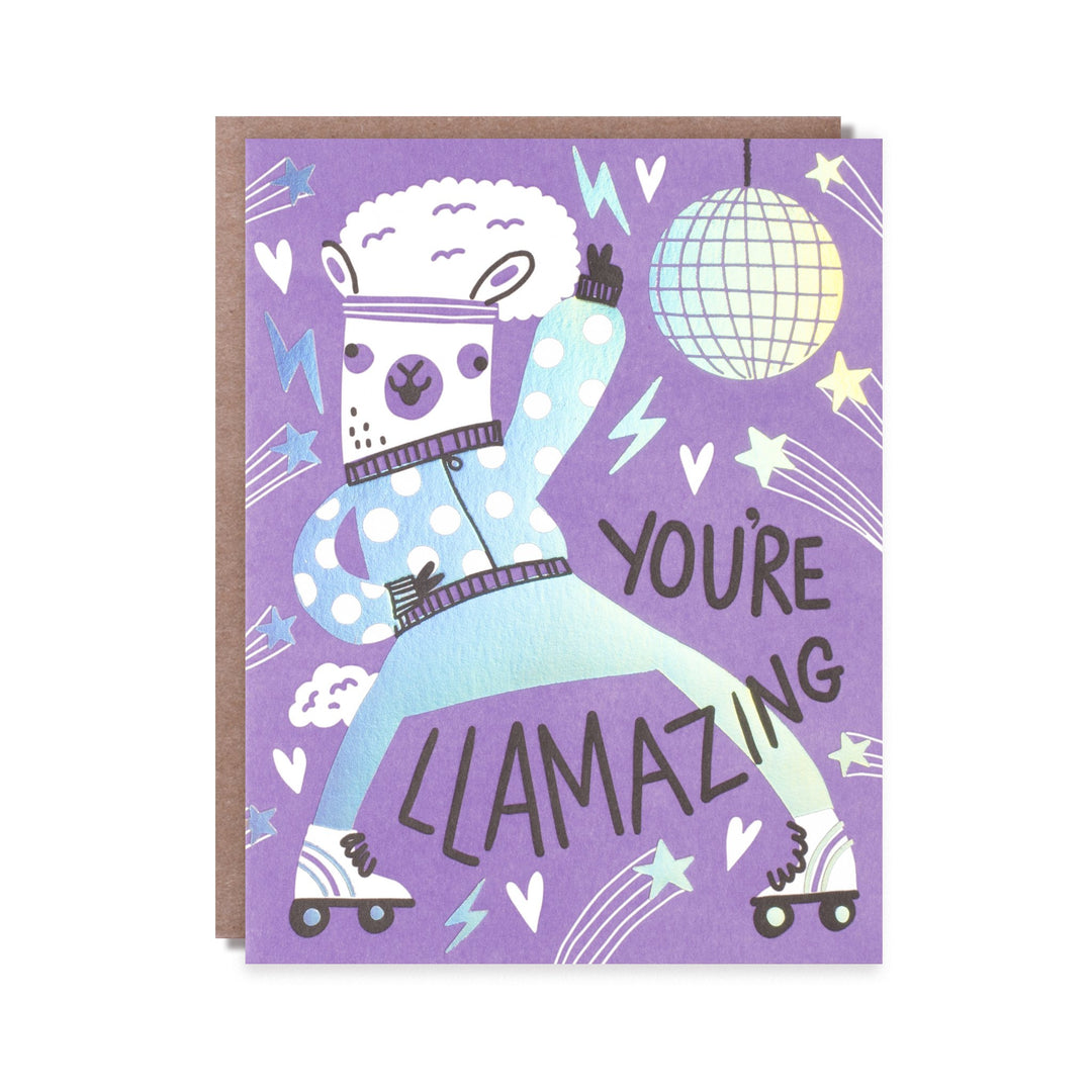 Llamazing Card