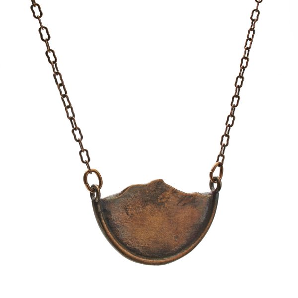 Camel's Hump Large Mountain Necklace - Bronze