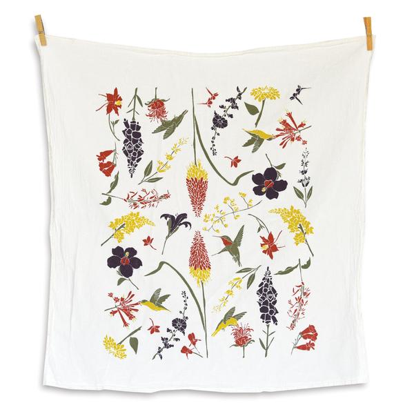Hummingbird Garden Towel
