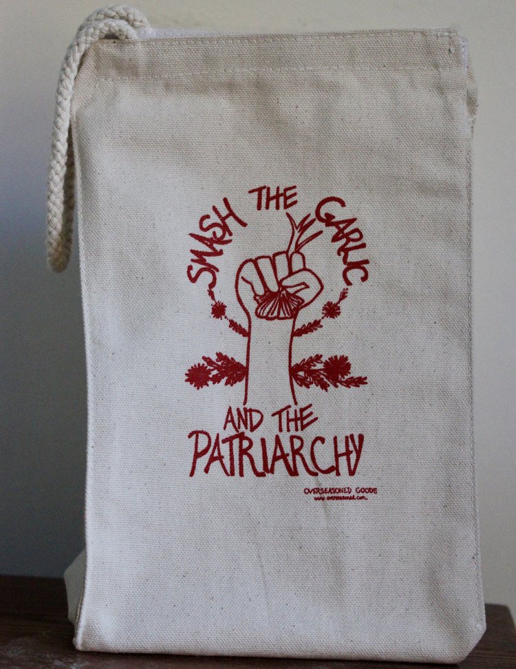 Lunch Bag- Smash The Garlic And The Patriarchy