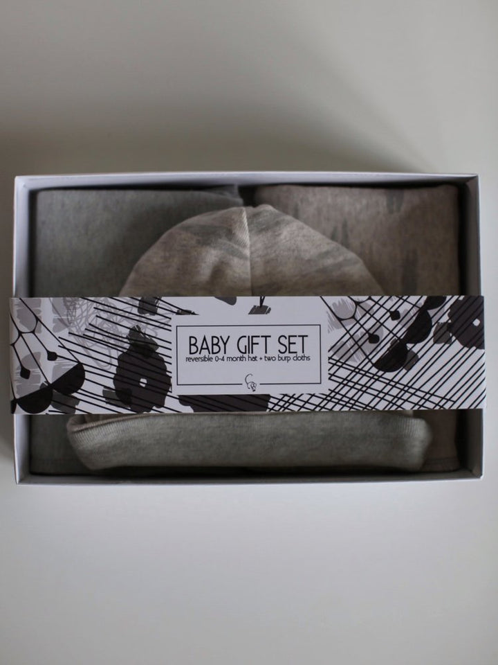 Baby Gift Set - Dashes Print
