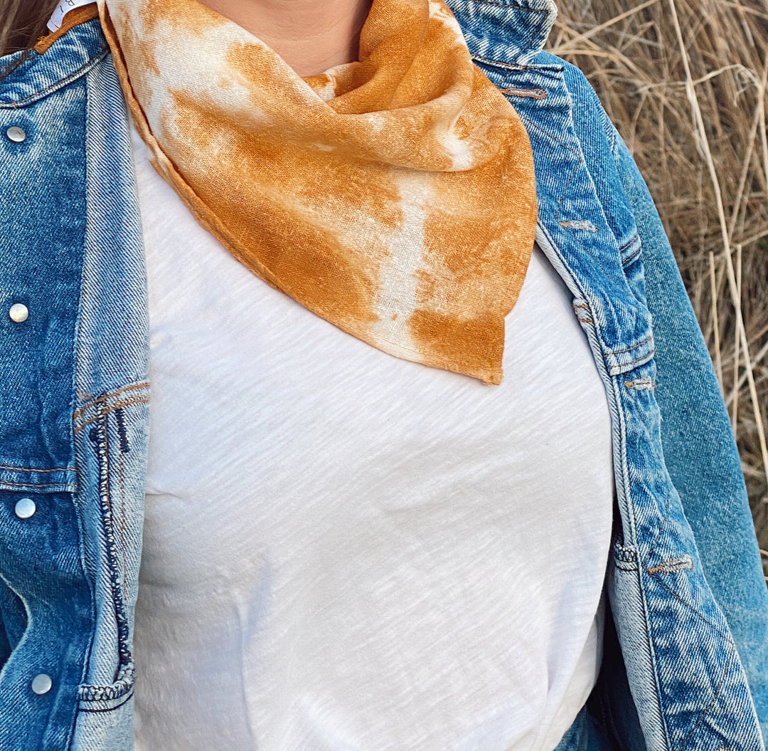 Zion Lines Raw Silk Bandana