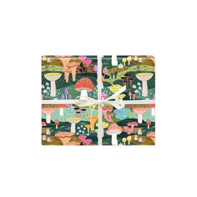 Mushroom Heaven Gift Wrap - Roll of 3