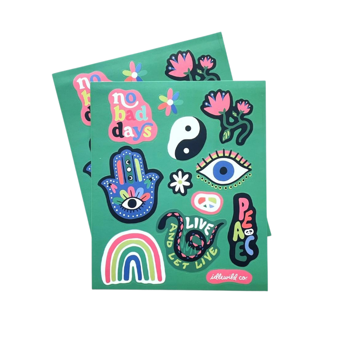Peaceful Planet Sticker Sheets