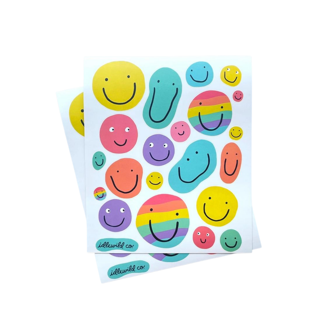 Smiley Sticker Sheets
