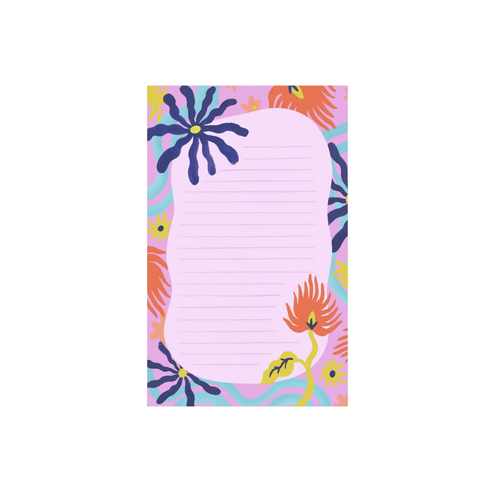 Fantasy Flowers Notepad