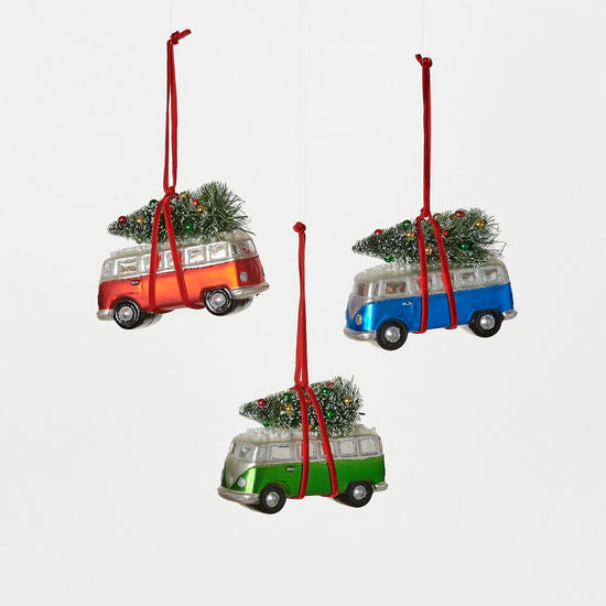 Bus with Tree Ornament