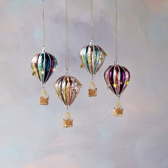 Star Hot Air Balloon Ornament