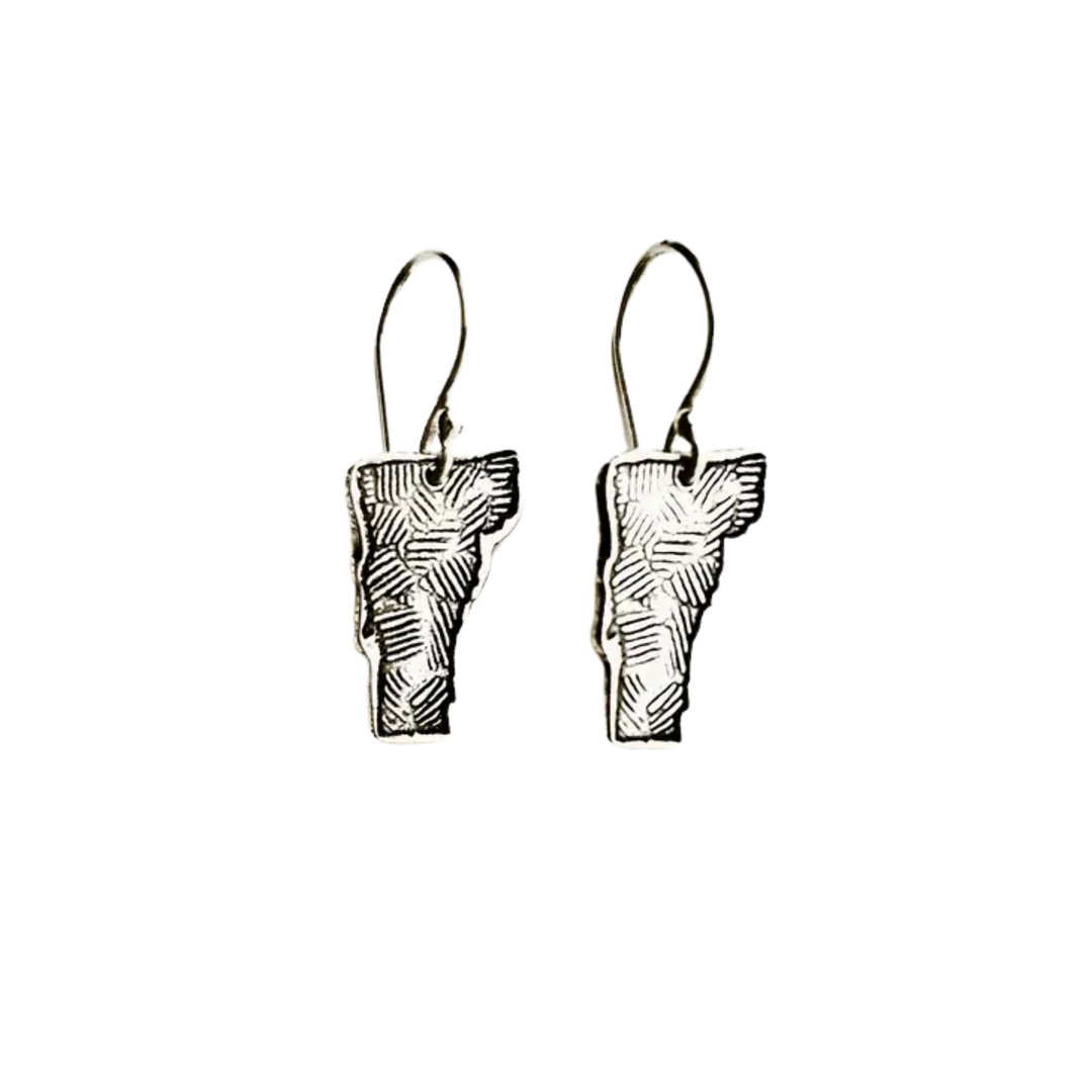 Tiny Silver Vermont Earrings