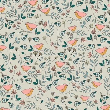 Organic Cotton Infinity Scarf - Little Bird