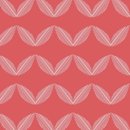 Organic Cotton Headband - Coral Petals