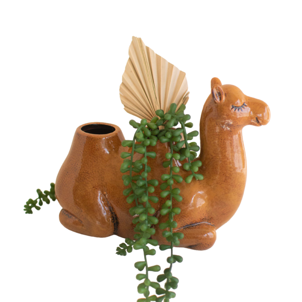 Ceramic Camel Planter