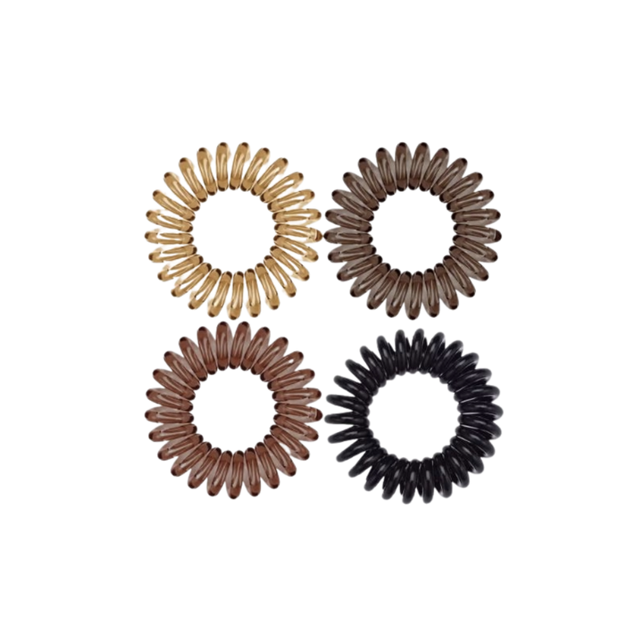 Brunette Hair Coils- Set of 4