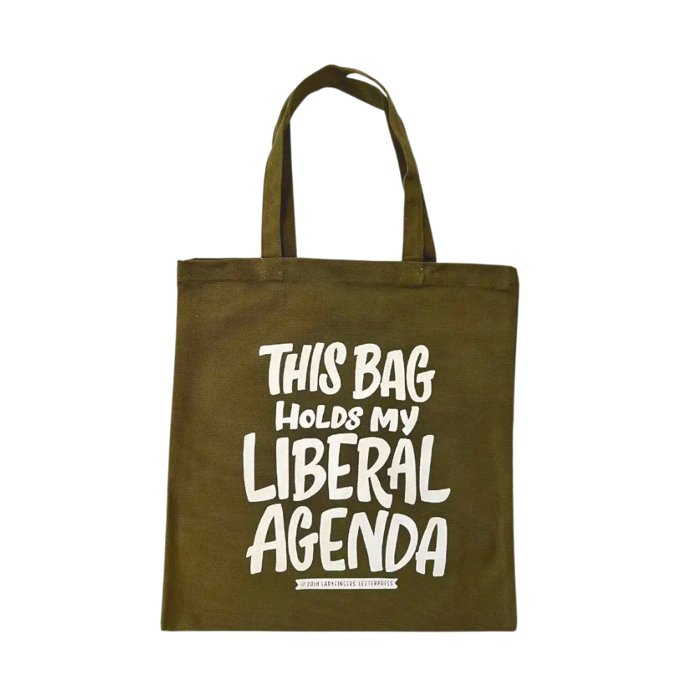 Liberal Agenda Tote Bag