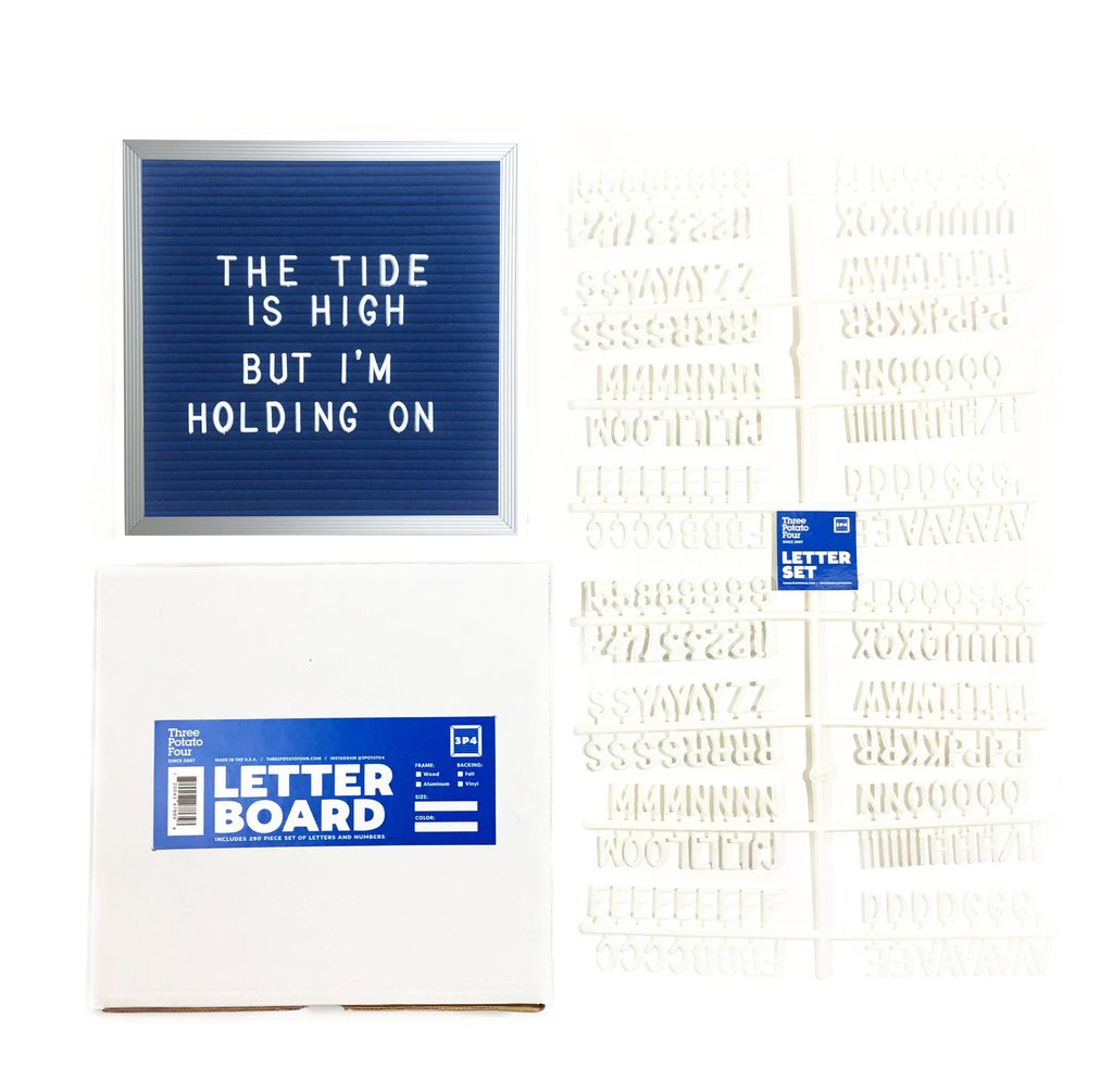 10 x 10 Letter Board - Blue