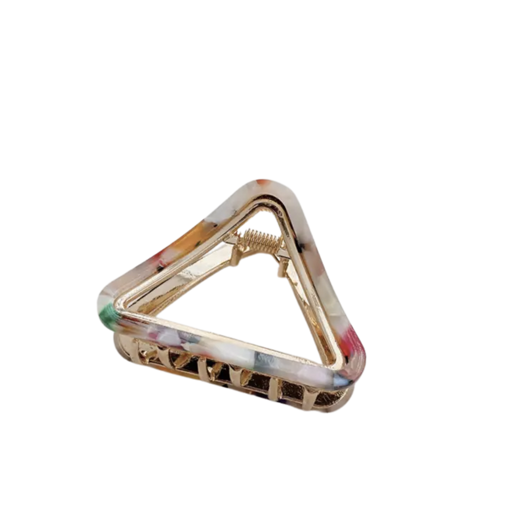 Triangle Gold Adorable Hair Clip (DAYA)