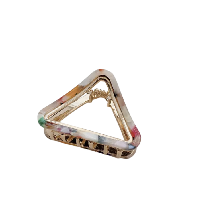 Triangle Gold Adorable Hair Clip (DAYA)