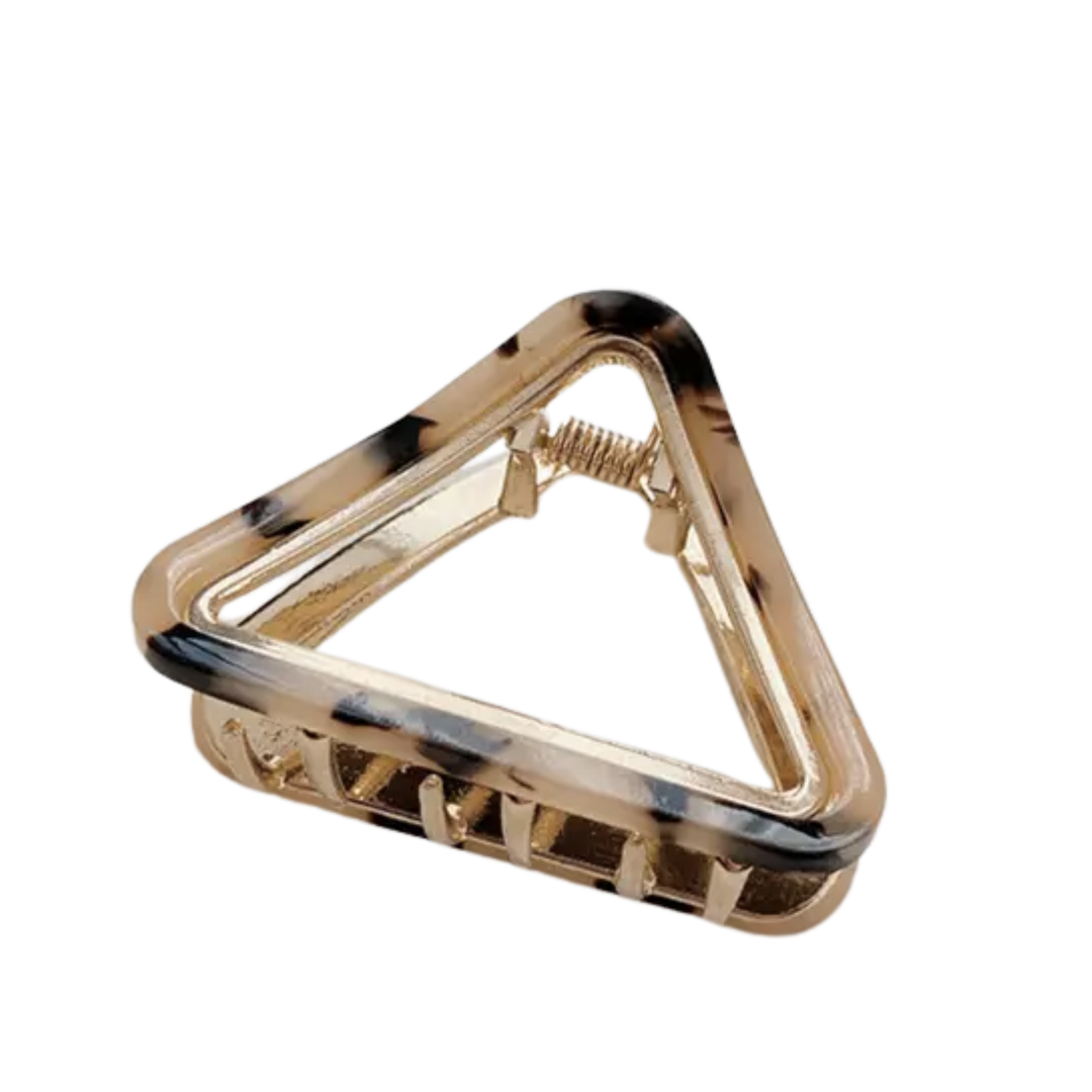 Triangle Gold Adorable Hair Clip (DAYA)
