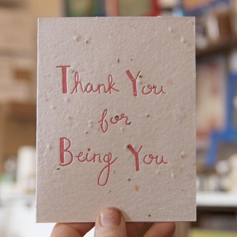Being You Plantable Greeting Card