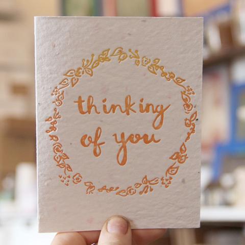 Thinking of You Plantable Greeting Card