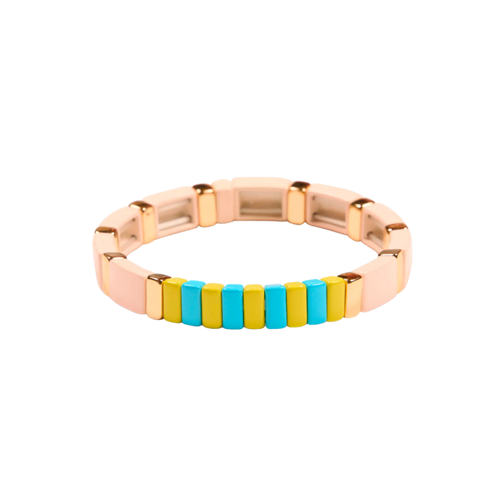 Pastel Cloud Tile Bracelet