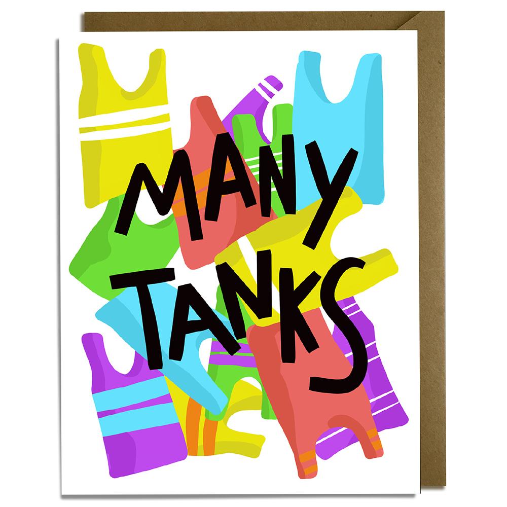 Many Tanks - Thank You Card