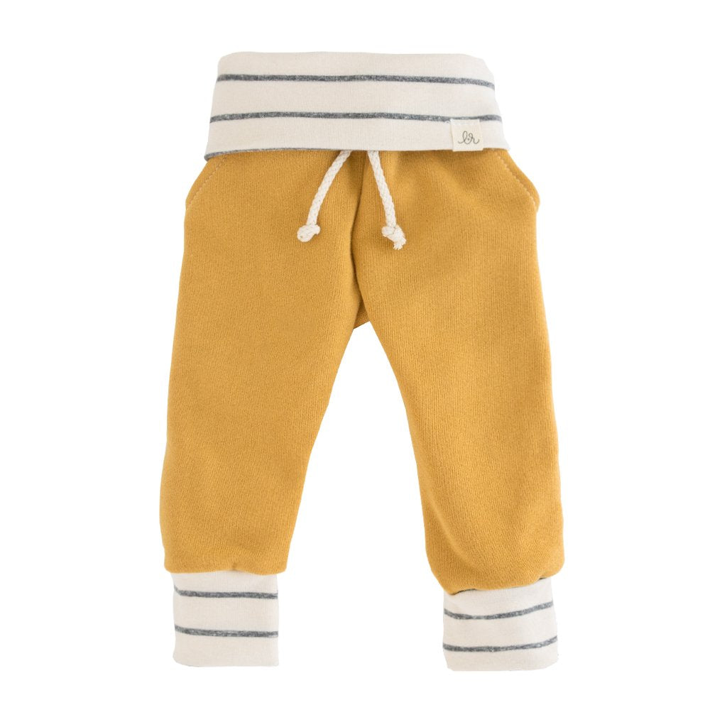 Stripe Sweat Pants - Marigold and Woven