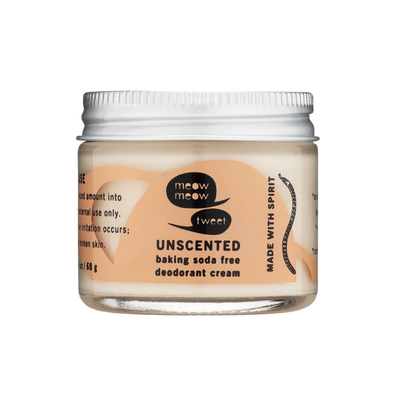 Unscented Baking Soda Free Deodorant Cream