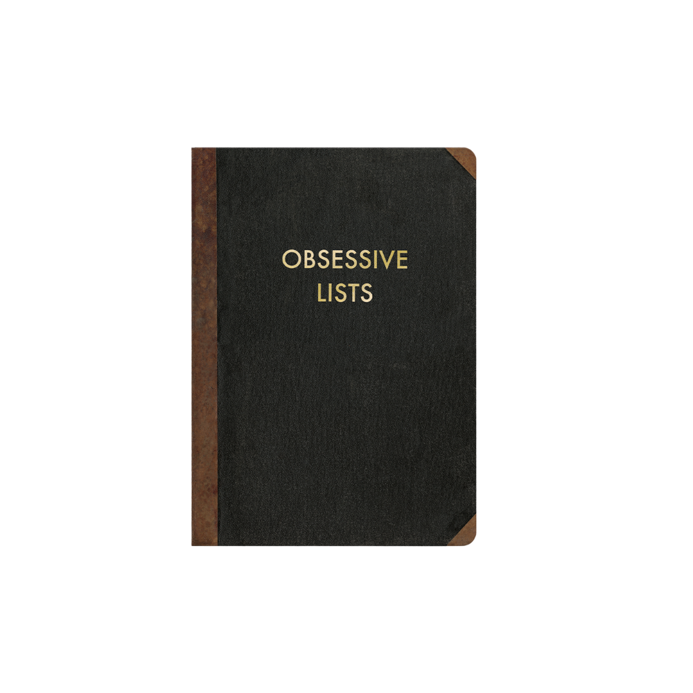 Obsessive Lists Journal (Ruled)