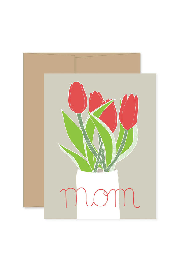 Mom Tulip  Greeting Card