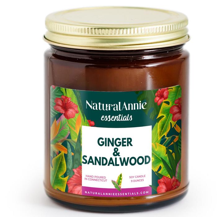 Ginger & Sandalwood 4oz Candle