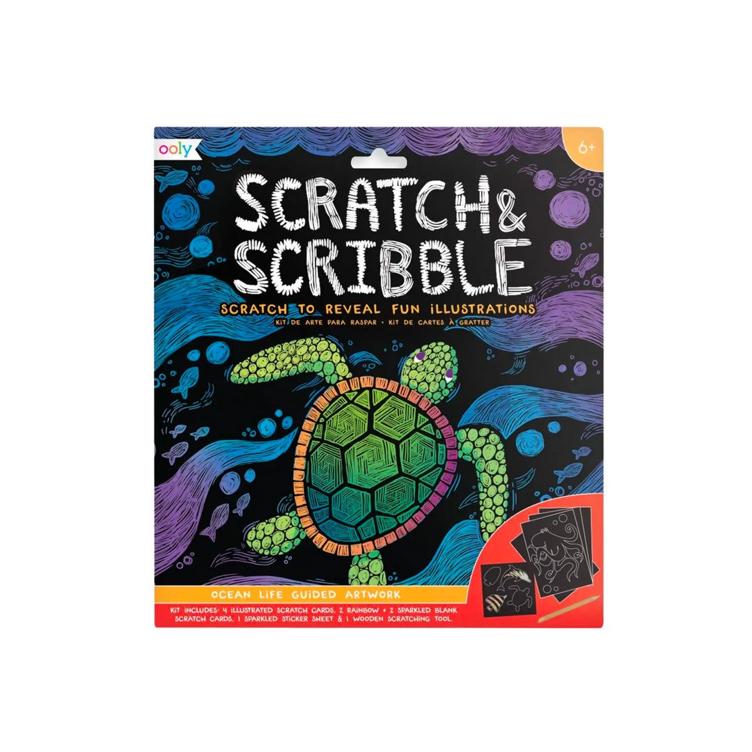 Scratch & Scribble - Ocean Life
