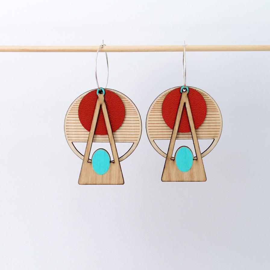 Deco Architectural Earrings