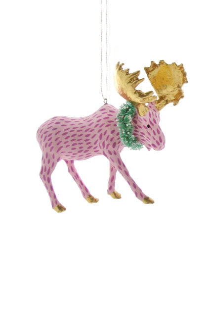 Festive Moose Ornament