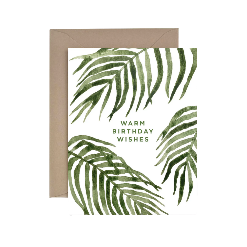 Warm Birthday Wishes Greeting Card