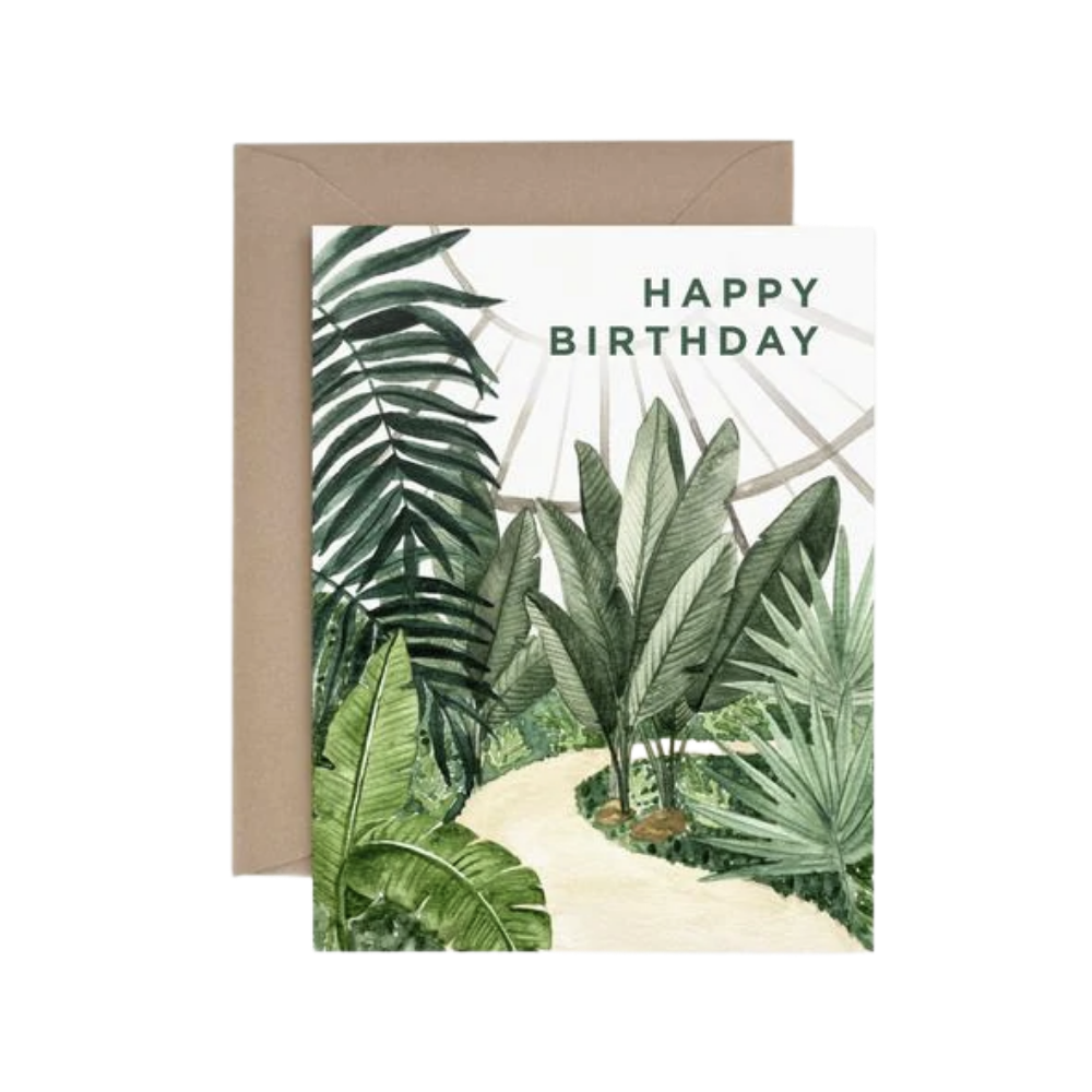 Conservatory Happy Birthday Card
