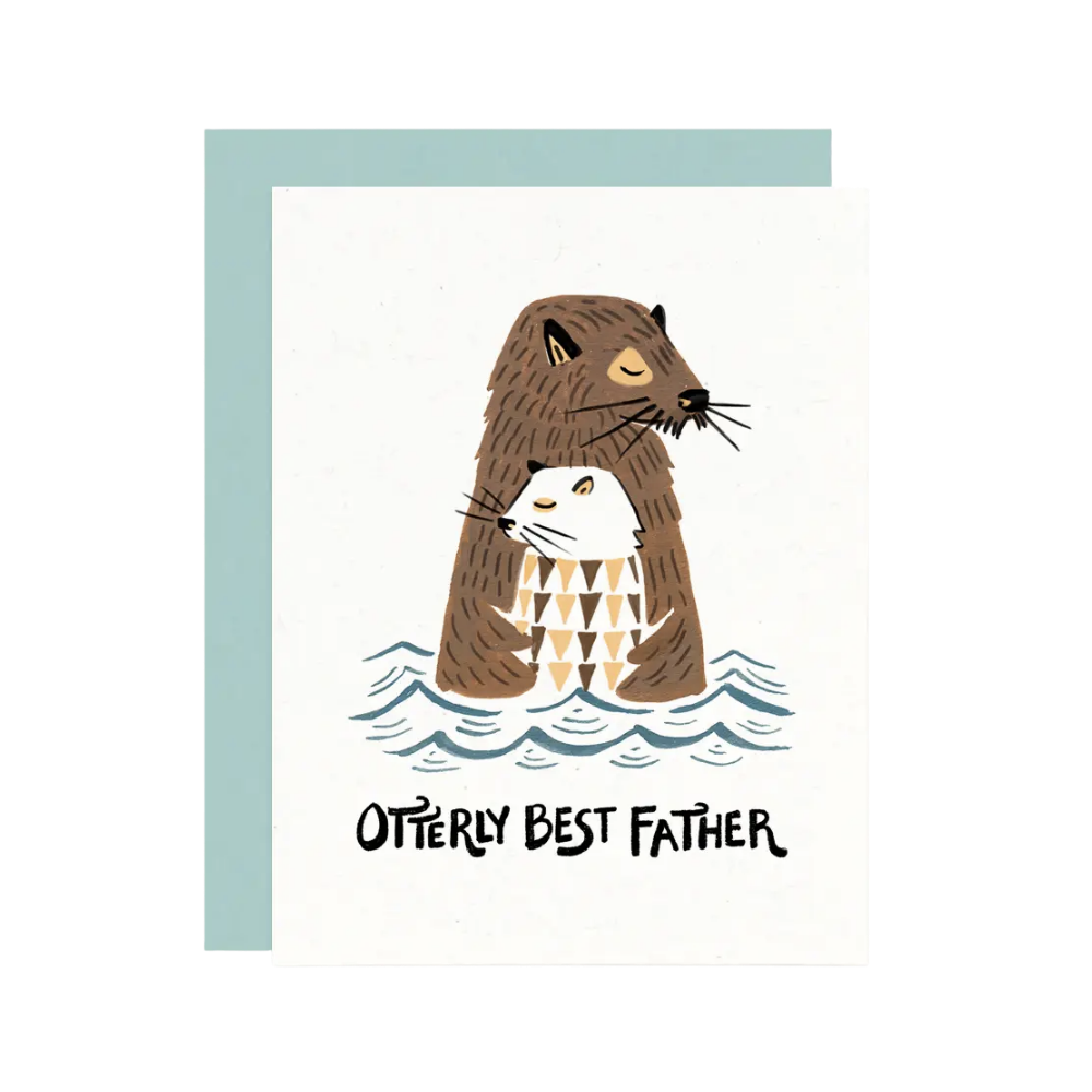 Otterly Best Father Card
