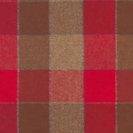 Plaid Flannel Infinity Scarf - Red and Brown