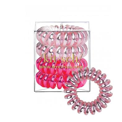 Crush Metallic Hair Coils- Set of 4