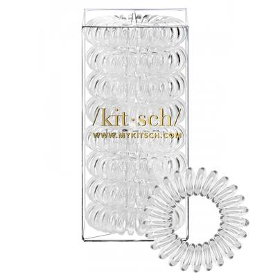 Transparent Hair Coils- Set of 8