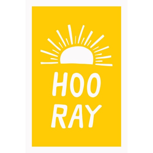 Hooray- Greeting Card