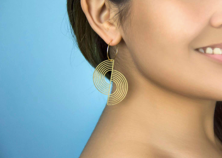 Split Circle Earrings