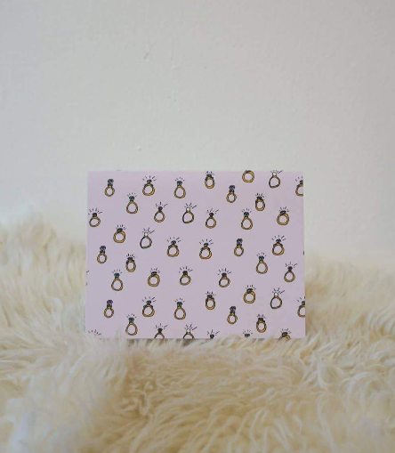 Rings Greeting Card