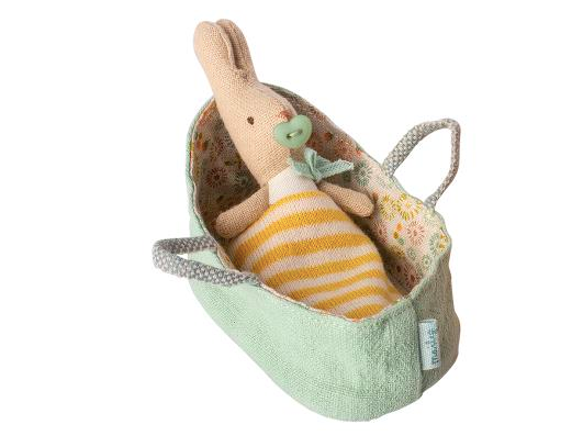My Rabbit in Mint Carry Cot