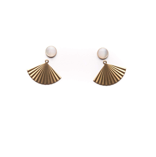 Pleat Jackets Set with Mother of Pearl and Opal